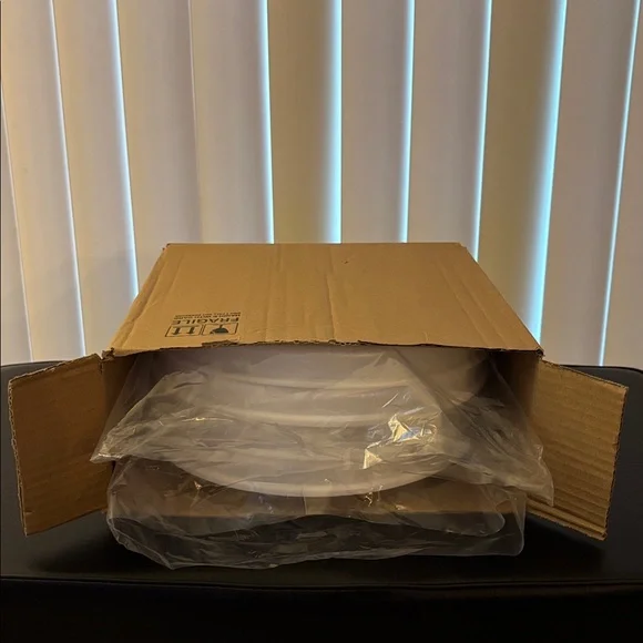 2 Pack White & Gray Non-Skid 2-Tier Turntable (Lazy Susan) 9 1/2 Inch Diameter - Picture 5 of 7